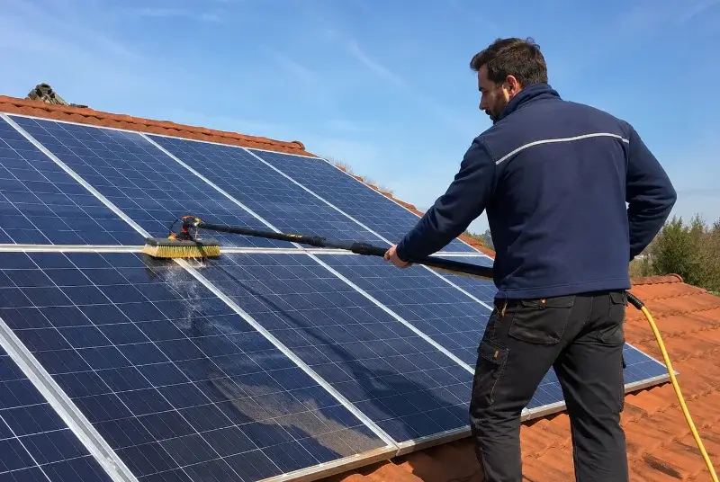 Nettoyage et entretien de panneaux solaires à Aurice