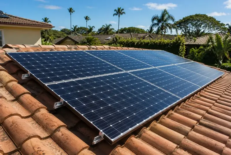 Installation de panneaux solaires à Aurice